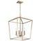 Nuvo Emma 4-Light Small Pendant - Burnished Brass Finish 60/7931 - alternate 2